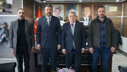 ÜLKÜ OCAKLARI İL BAŞKANI ÇETİNKAYA’DAN BAŞKAN ÖZAŞKIN’A ZİYARET