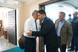 AK PARTİ HEYETİNDEN BAŞKAN ÖZAŞKINA HAYIRLI OLSUN ZİYARETİ