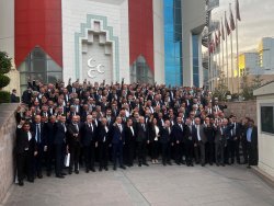 BAŞKAN ÖZAŞKIN, MHP BELEDİYE BAŞKANLARI TOPLANTISINA KATILDI