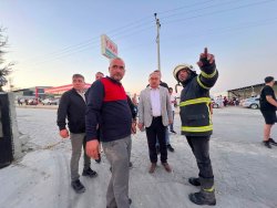 ŞUHUT BELEDİYESİ İTFAİYESİNDEN ZAMANLA YARIŞ