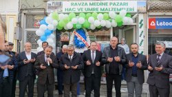 BAŞKAN ÖZAŞKIN RAVZA MEDİNE PAZARI’NIN AÇILIŞINA KATILDI