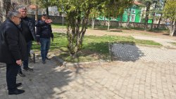 BAŞKAN ÖZAŞKIN NAZIM ÖZER PARKI’NDA İNCELEMELERDE BULUNDU