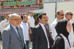 Başkan Özaşkın Doğu Türkistan ve Gazze İçin Düzenlenen Etkinliğe Katıldı