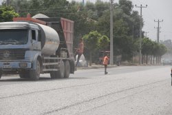 İlçemiz ana yollarında devam eden asfalt çalışmalarını yerinde İnceledik.