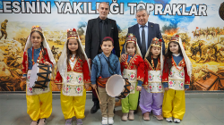 MİNİK DAVULCULARDAN BAŞKAN ÖZAŞKIN’A RAMAZAN SÜRPRİZİ