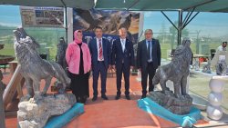 BAŞKAN ÖZAŞKIN ULUSLARARASI BLOK MERMER FUARI’NIN AÇILIŞINA KATILDI