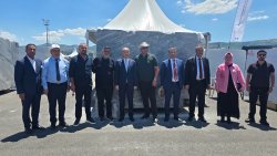 BAŞKAN ÖZAŞKIN ULUSLARARASI BLOK MERMER FUARI’NIN AÇILIŞINA KATILDI