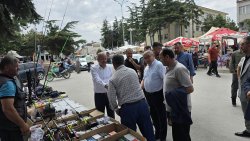 BAŞKAN ÖZAŞKIN ESNAF ZİYARETLERİNE DEVAM EDİYOR