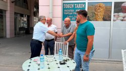 BAŞKAN ÖZAŞKIN ESNAF ZİYARETLERİNE DEVAM EDİYOR