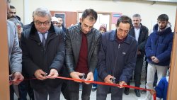 BAŞKAN ÖZAŞKIN KÜTÜPHANE AÇILIŞINA KATILDI