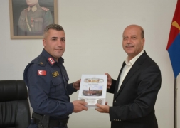 İlçe Jandarma Komutanı Tosun'a Hayırlı Olsun Ziyareti