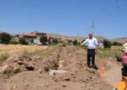 İmara Açılan Alanlarda Kanalizasyon Çalışmaları Devam Ediyor.