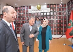 Başkan Bozkurt Harp Malülü Gaziler Şehit Dul ve Yetimler Derneğini ziyaret etti.