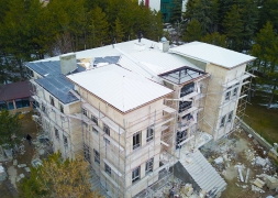 Başkan Bozkurt İlçe emniyet Müdürlüğü İnşaatında İncelemelerde Bulundu