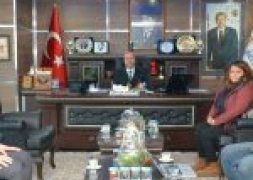 Anadolu Ajans Yetkililerinden Başkan Bozkurt'a Ziyaret