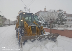 İlçemizde Karla Mücadele Devam Ediyor