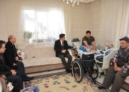 Başkan Bozkurt Gazilerimizi Ziyaret Etti