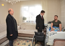 Başkan Bozkurt Gazilerimizi Ziyaret Etti