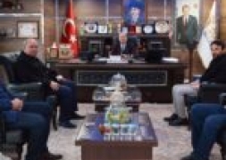 Eğitim Bir-Sen Temsilcileri Başkan Bozkurt'u Ziyaret Etti.