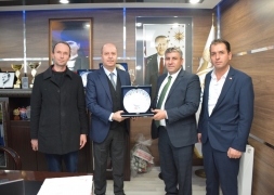 Hizmet-İş Sendika Temsilcilerinden Başkan Bozkurt'a Ziyaret