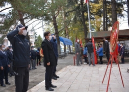 Başkan Bozkurt 10 Kasım Atatürk'ü Anma Törenine Katıldı