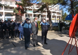 Başkan Recep Bozkurt, Çelenk Sunma Törenine Katıldı