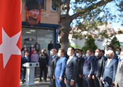 Başkan Recep Bozkurt, Çelenk Sunma Törenine Katıldı