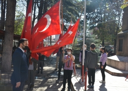 Başkan Recep Bozkurt, Çelenk Sunma Törenine Katıldı