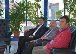 İl Kültür ve Turizm Müdürü Mehmet Tanır Başkan Bozkurt'u ziyaret etti