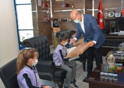 Öğrencilerden Başkan Bozkurt’a Ziyaret