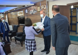 Öğrencilerden Başkan Bozkurt’a Ziyaret