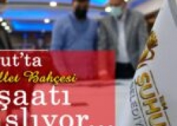 Şuhut'ta millet bahçesinin inşaatı başlıyor.