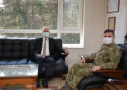 Başkan Bozkurt'tan Tuğgeneral Osman Alp'e Ziyaret