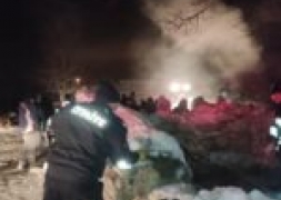 Yarışlı’da Çıkan Yangın Şuhut Belediyesi İtfaiye Ekiplerince Söndürüldü.