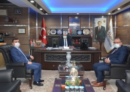 İl Nüfus ve Vatandaşlık Müdürü Erkan Tanyeri Başkanımız Recep Bozkurt'u Ziyaret Etti