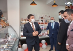 Başkan Bozkurt İş Yeri Açılışına Katıldı.