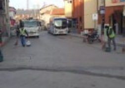 Cadde ve Sokaklar Pırıl Pırıl Yapıldı.