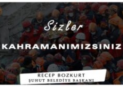 Sizler Kahramanımızsınız
