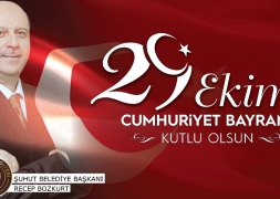Başkan Bozkurt'tan 29 Ekim Cumhuriyet Bayramı Mesajı
