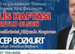 Başkan Bozkurt'tan Polis Haftası Mesajı