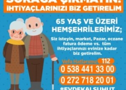 Sokağa Çıkmayın İhtiyaçlarınızı Biz Getirelim..