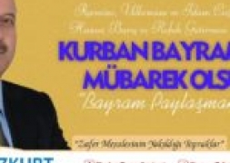 Başkan Bozkurt'tan, Kurban Bayramı Mesajı