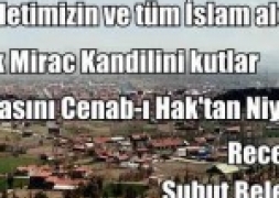 BOZKURT'TAN MİRAC KANDİLİ MESAJI