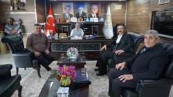 PALA DAYI BAŞKAN ÖZAŞKIN’I ZİYARET ETTİ