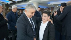 ŞUHUT BELEDİYESİ’NDE BAYRAMLAŞMA TÖRENİNE YOĞUN İLGİ