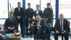 ŞUHUT BELEDİYESİ’NDE BAYRAMLAŞMA TÖRENİNE YOĞUN İLGİ