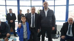 ŞUHUT BELEDİYESİ’NDE BAYRAMLAŞMA TÖRENİNE YOĞUN İLGİ