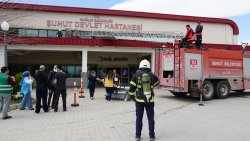 ŞUHUT BELEDİYESİ EKİPLERİMİZ HASTANE TATBİKATINA DESTEK VERDİ