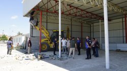 BAŞKAN ÖZAŞKIN SAHADA İNCELEMELERDE BULUNDU