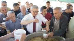 ŞUHUT  BELEDİYESİ  AŞURE PROGRAMI YOĞUN KATILIMLA GERÇEKLEŞTİRİLDİ